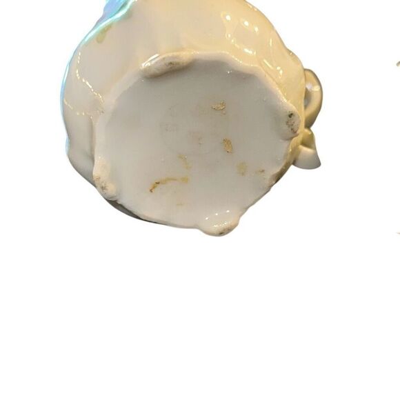 porcelain demitasse cup and saucer set, chocolate set, hand-painted rose & gold - Picture 6 of 8